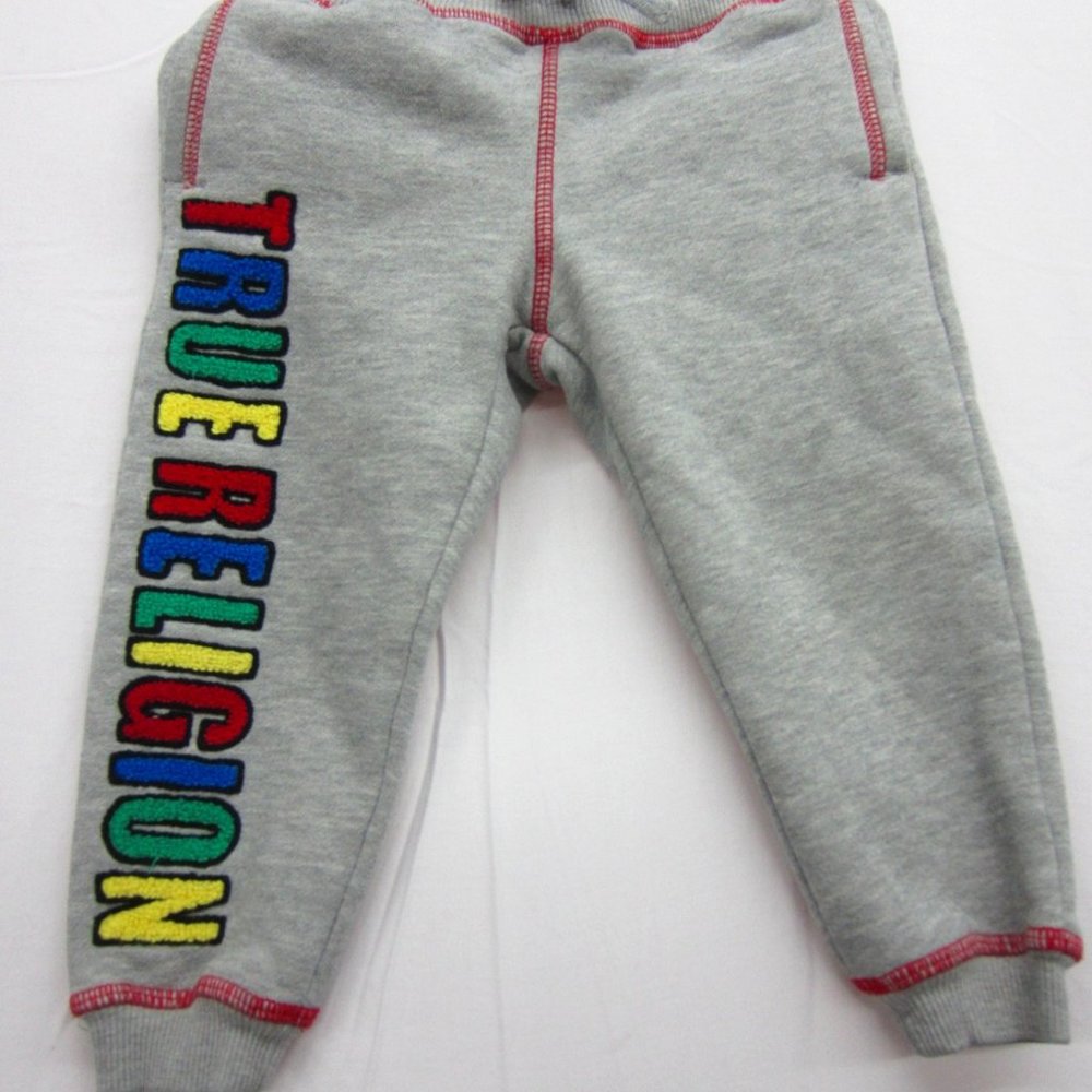 True Religion Boy’s Sweatpants 24M Colors Grey